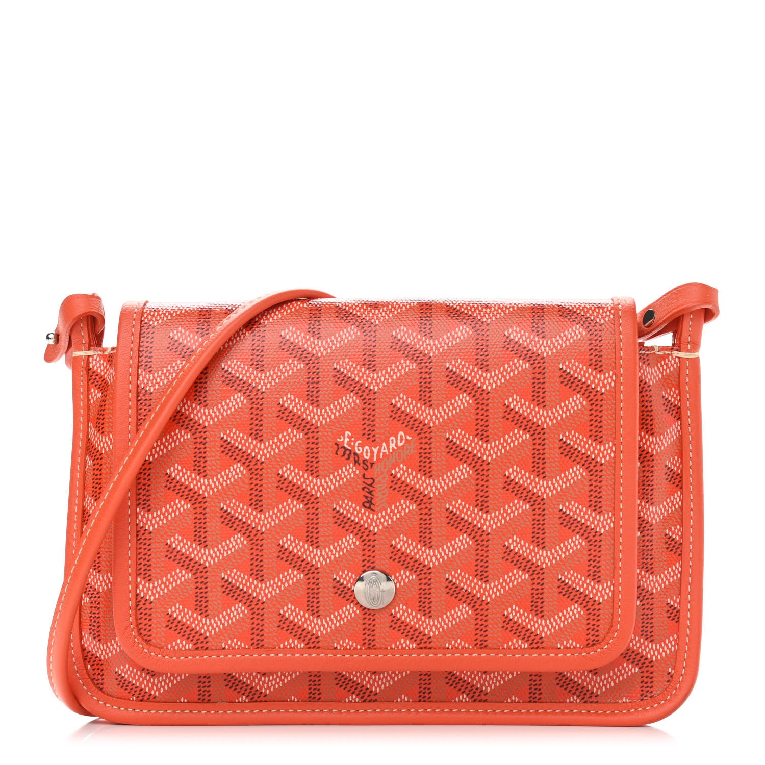 Goyard Goyardine Plumet Wallet Clutch Orange 1 of 11