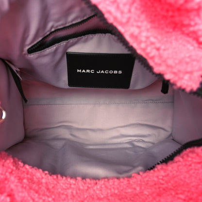 Marc Jacobs Polyester Cotton Medium The Teddy Traveler Tote Bag Fluffy Pink 5 of 10