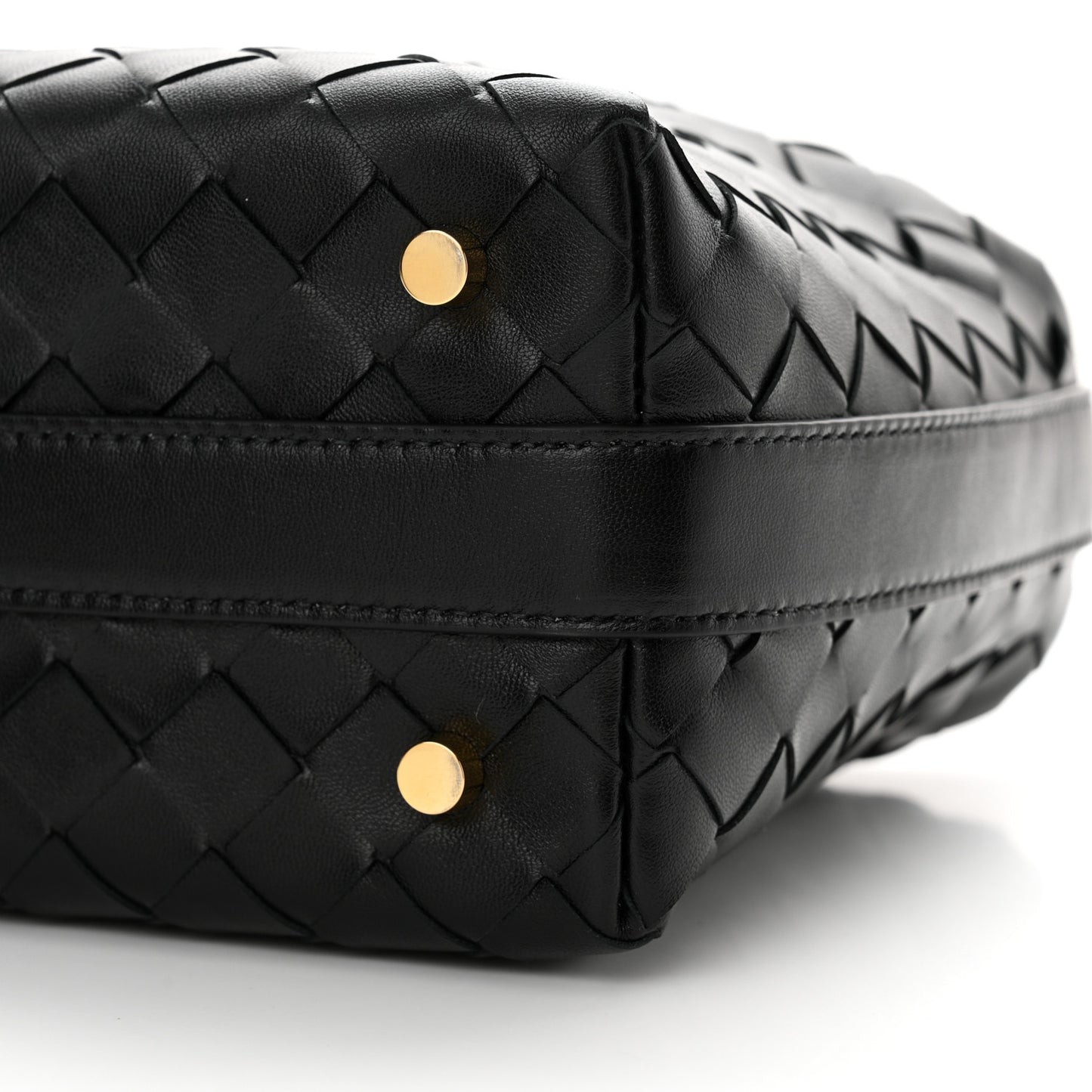 Calfskin Nappa Intrecciato Mini Wallace Black