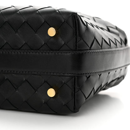 Bottega Veneta Calfskin Nappa Intrecciato Mini Wallace Black 10 of 13