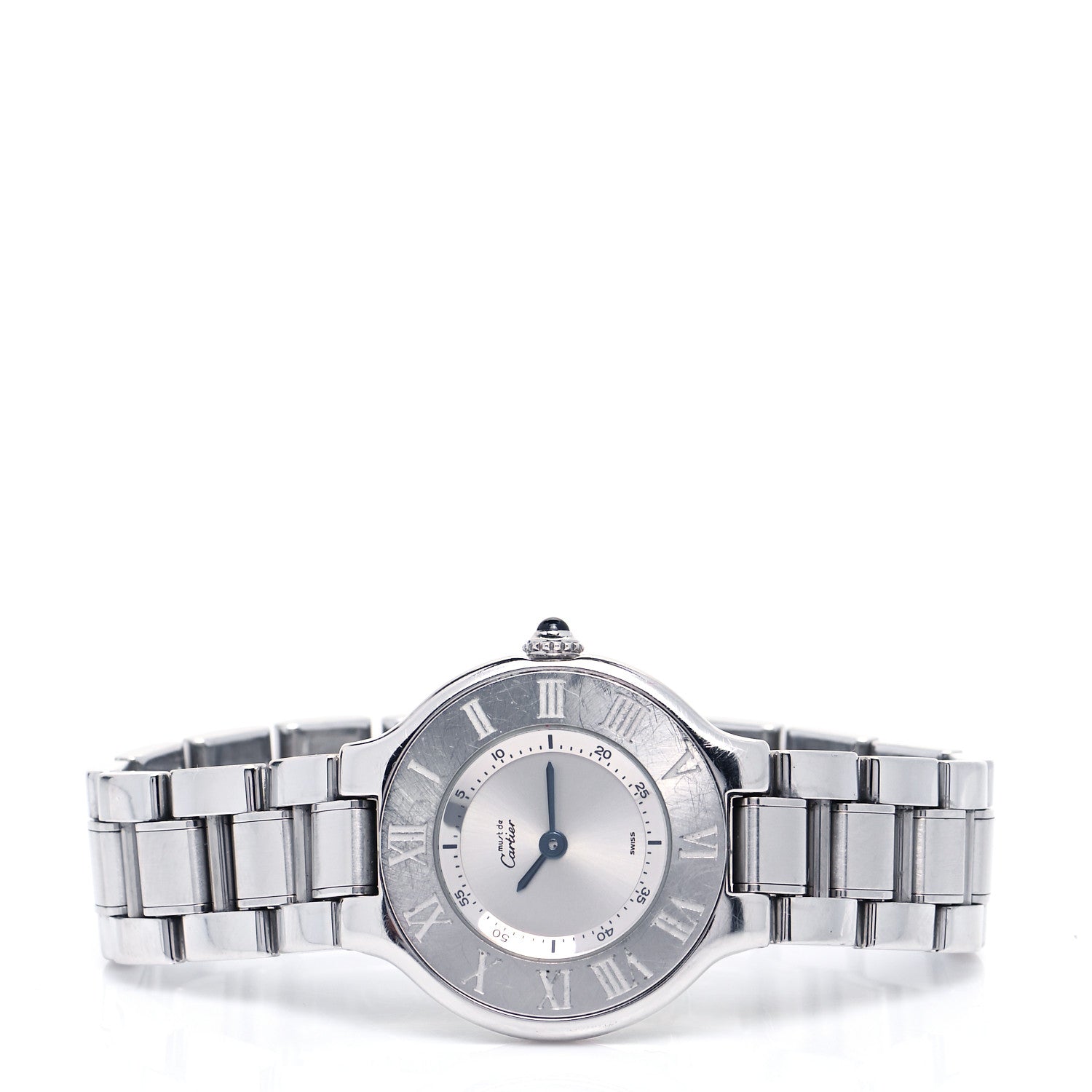 Cartier Stainless Steel 28mm Must De 21 Quartz Watch 2 of 4