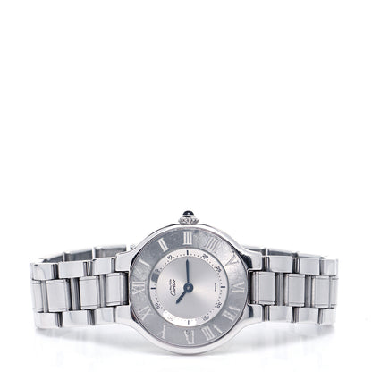 Cartier Stainless Steel 28mm Must De 21 Quartz Watch 2 of 4