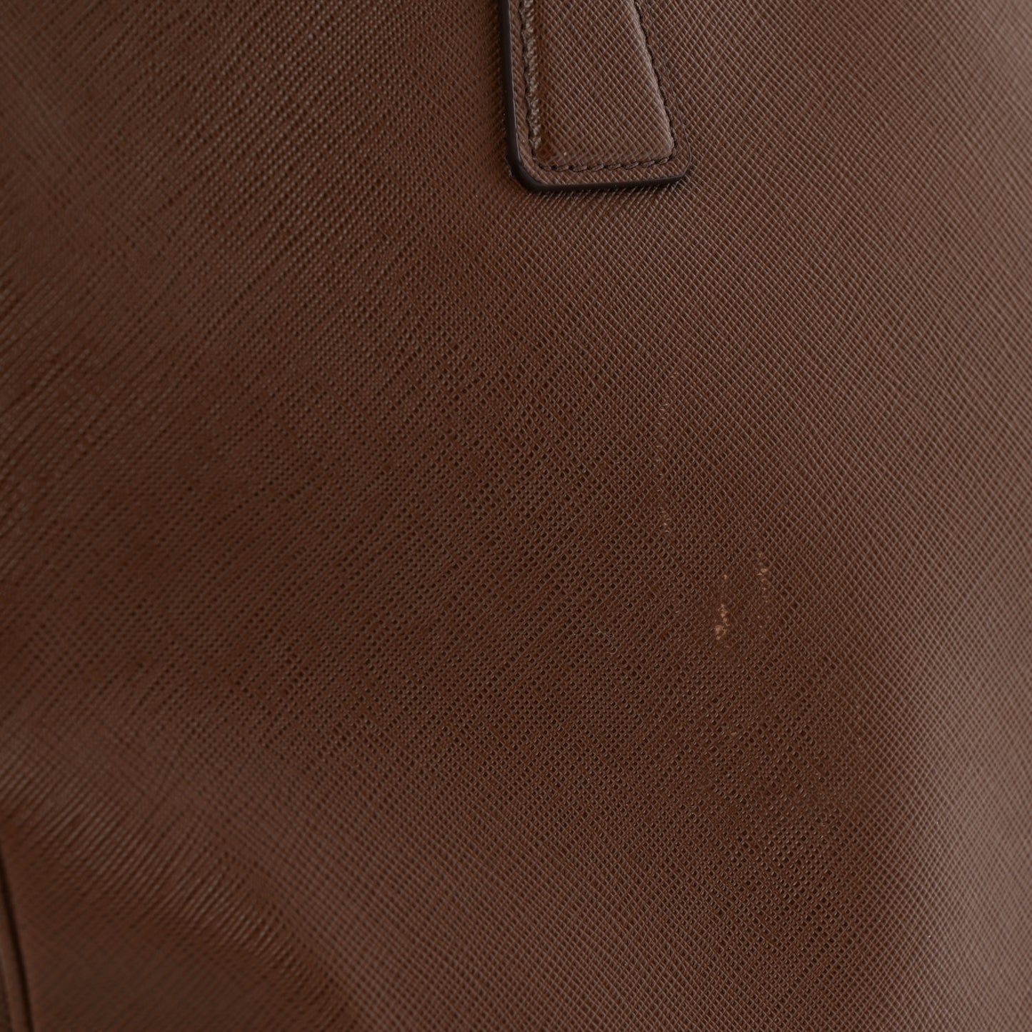 Saffiano Lux Large Galleria Double Zip Tote Cacao