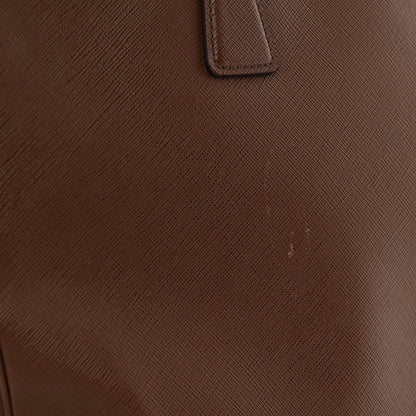 Prada Saffiano Lux Large Galleria Double Zip Tote Cacao 11 of 12