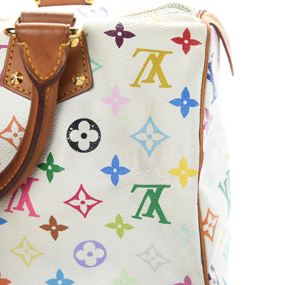 Louis Vuitton Monogram Multicolor Speedy 30 White 16 of 17
