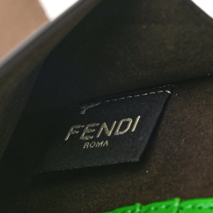 Fendi Vitello King Mini Flat Baguette Tomatillo 7 of 12
