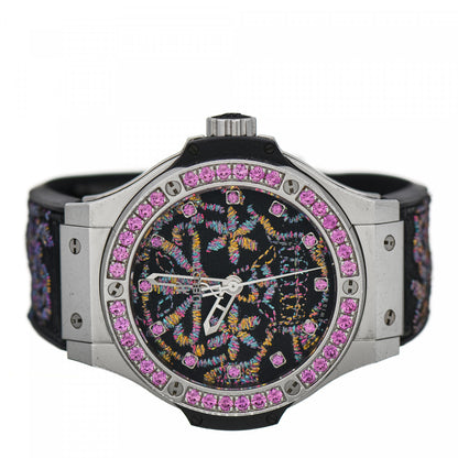 Hublot Stainless Steel Calfskin Sapphire 41mm Big Bang "Broderie Sugar Skull" Limited Edition Automatic Watch 343.SS.6599.NR.1233 2 of 6