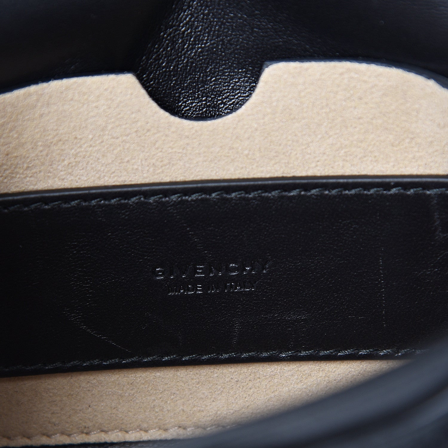 Givenchy Goatskin Quilted GV3 Mini Pocket Convertible Bag Black 5 of 9