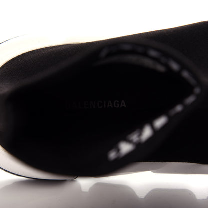 Balenciaga Neoprene Knit Womens Hi Speed Sneakers 39 Black White 8 of 10
