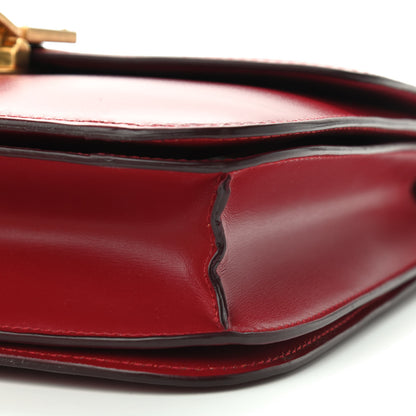 Celine Box Calfskin Medium Classic Box Flap Bag Red 9 of 10