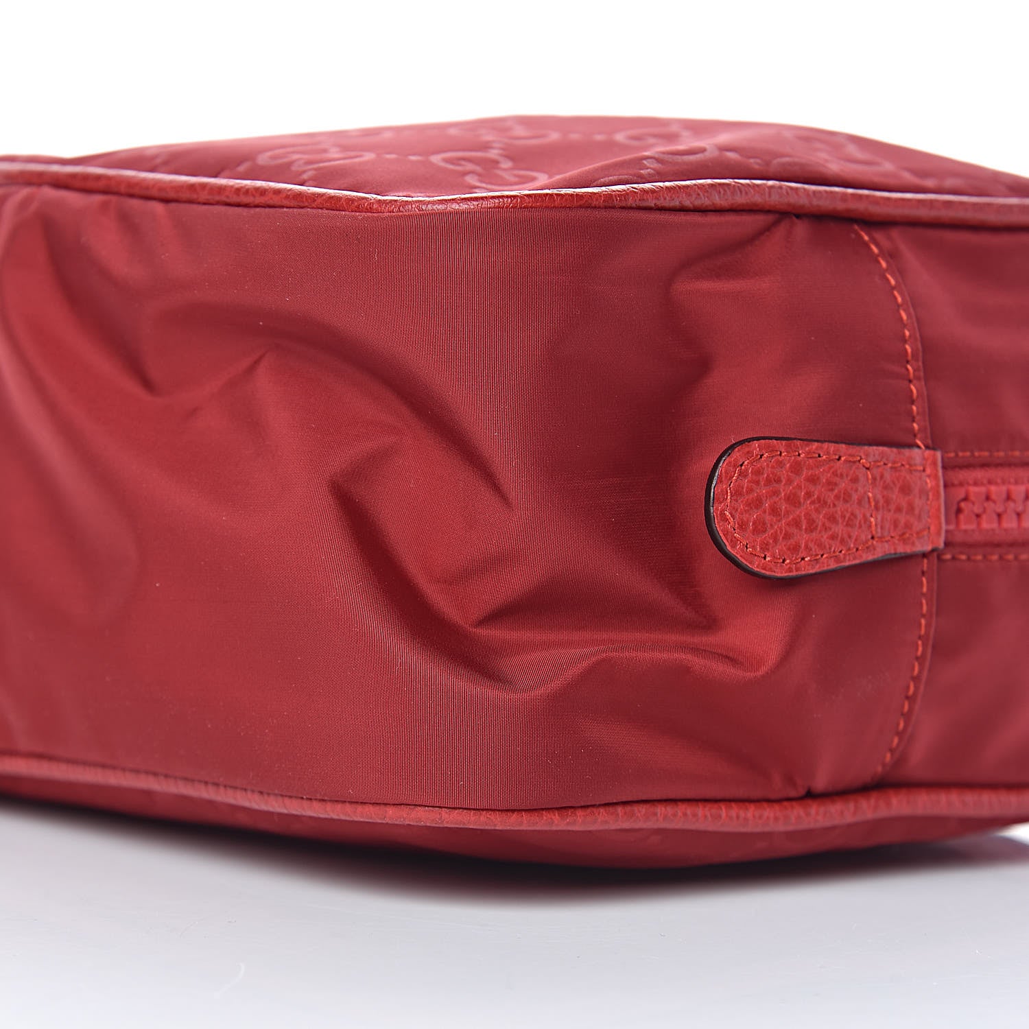 Gucci Nylon Monogram Dolmias Pouch Vibrant Red 10 of 10