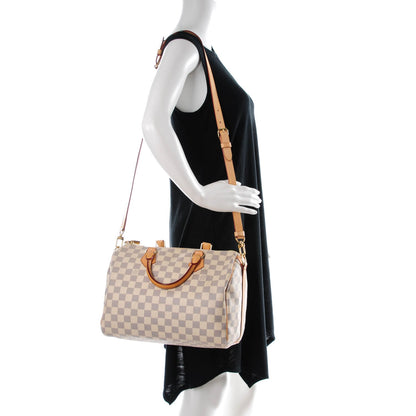 Louis Vuitton Damier Azur Speedy Bandouliere 30 2 of 7
