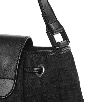 Fendi Zucchino Baguette Black 12 of 16