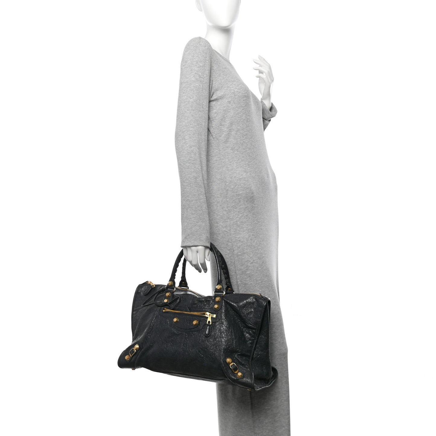 Agneau Giant 12 Gold Hardware Work Anthracite