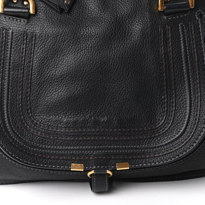 Chloe Calfskin Medium Marcie Satchel Black 10 of 11