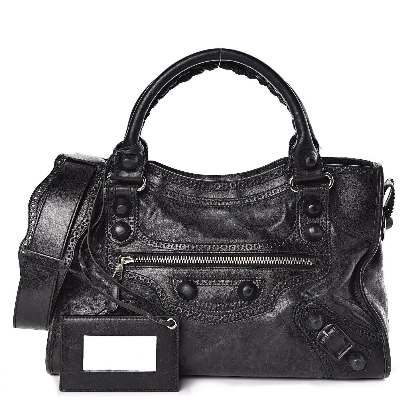 Agneau Giant Brogues Hardware City Black