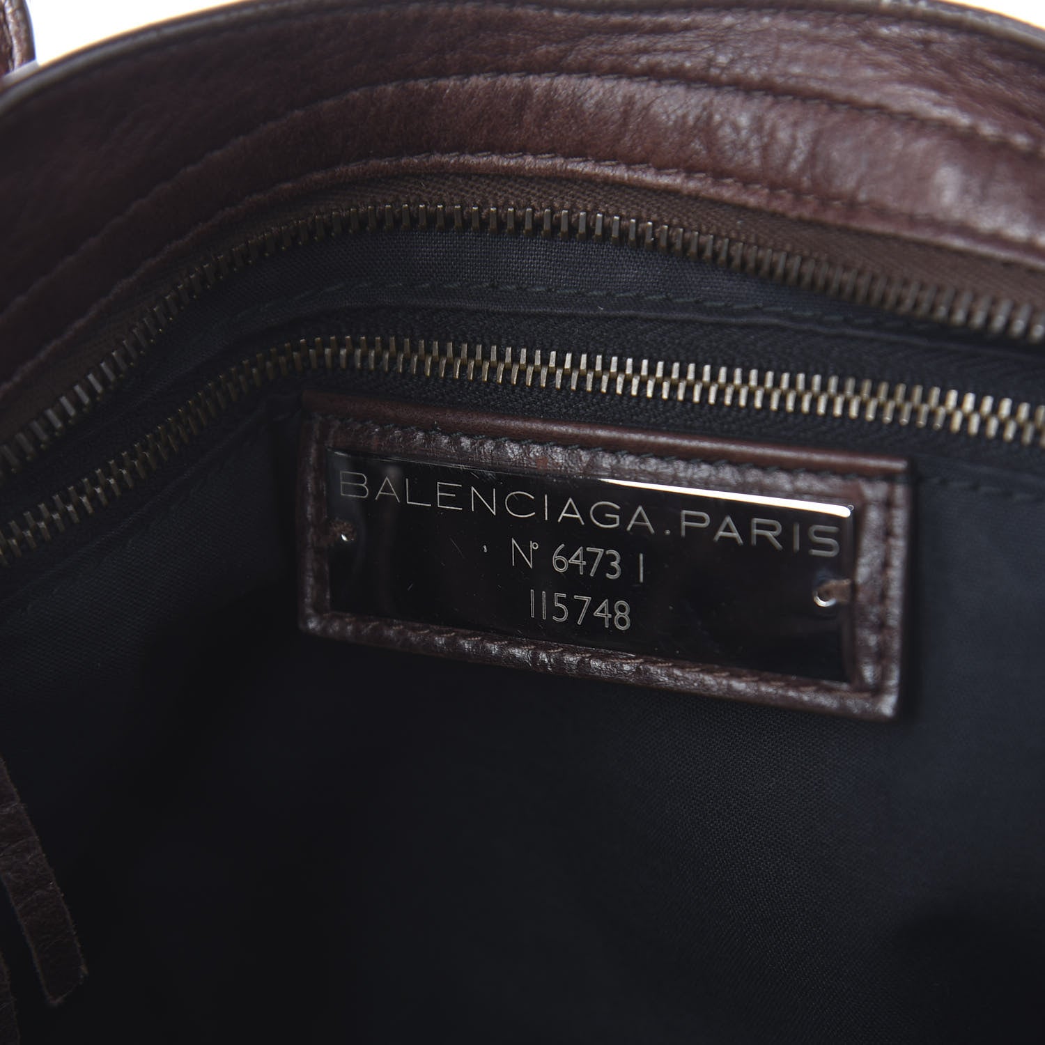 Balenciaga Agneau Classic Hardware City Cigare Fonce 10 of 11