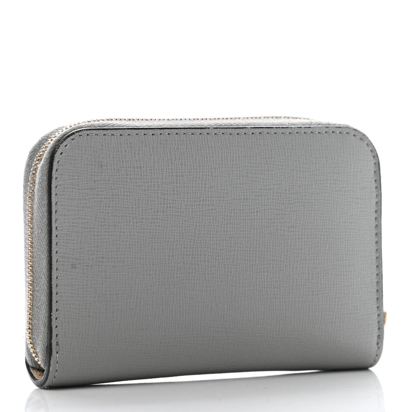 Vitello Elite Monster Eyes Studded Mini Zip Around Wallet Ghiaccio Black Multicolor
