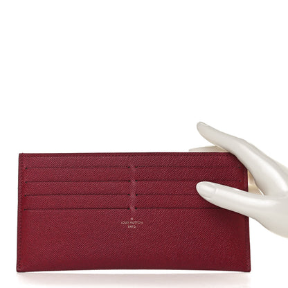 Louis Vuitton Calfskin Felicie Card Holder Insert Fuchsia 2 of 9