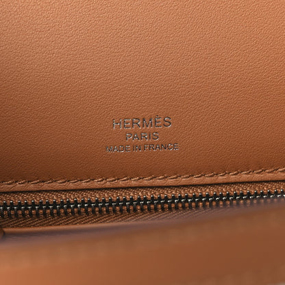 Hermes Toile H Swift Kelly Sellier 25 Ecru Gold 6 of 13
