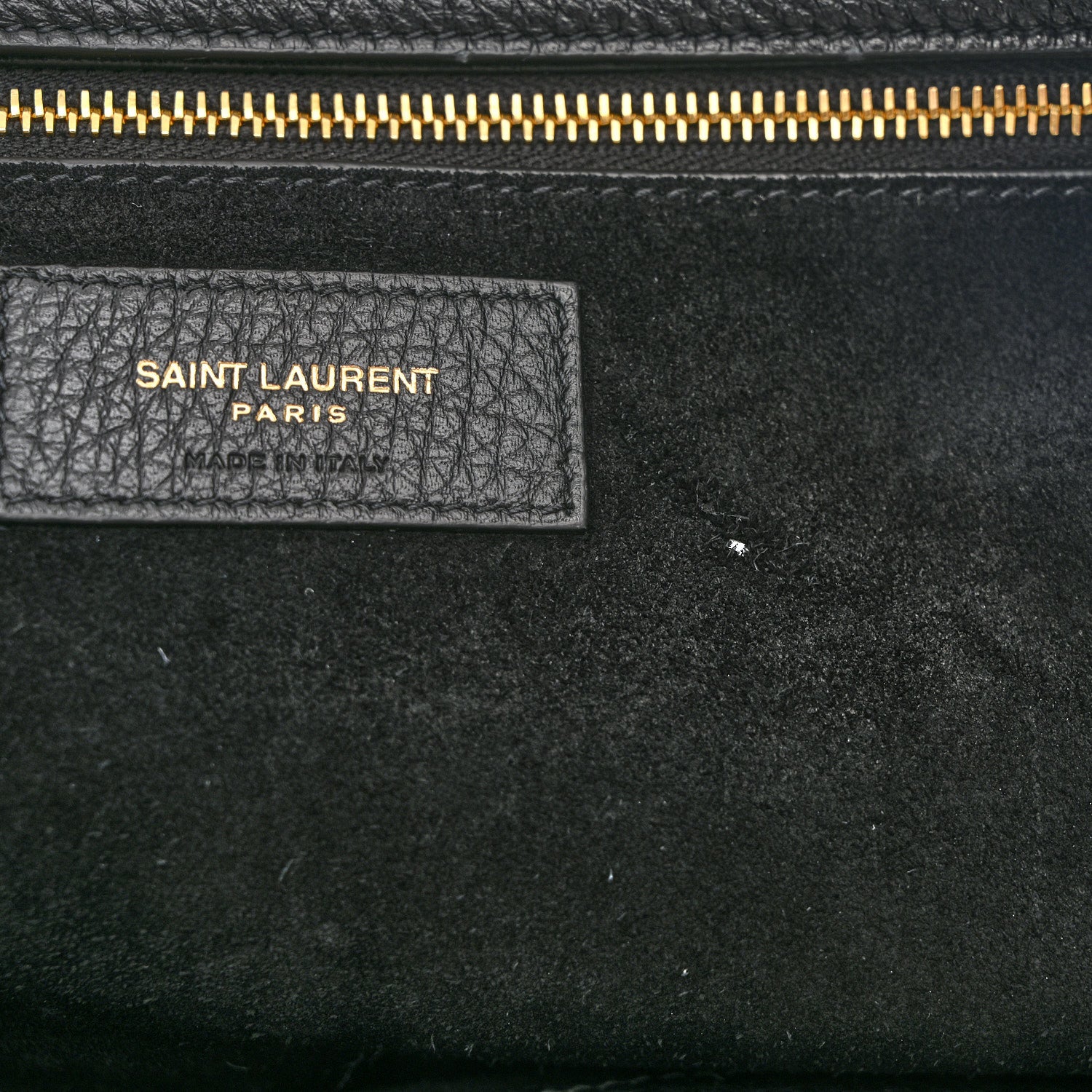 Saint Laurent Grained Deerskin Bea Tote Black 11 of 11