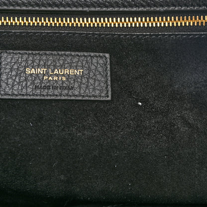 Saint Laurent Grained Deerskin Bea Tote Black 11 of 11