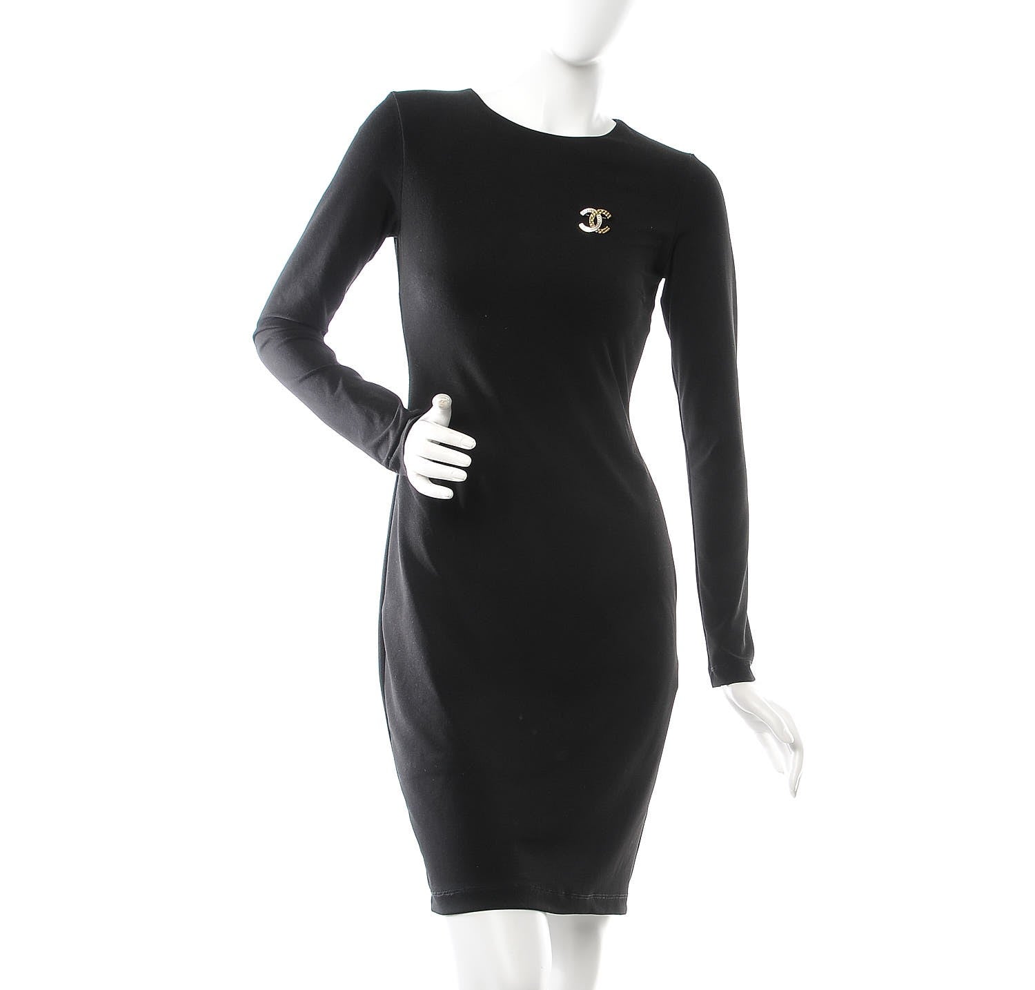 Chanel Baguette Crystal Quilted CC Brooch Gold 2 of 5