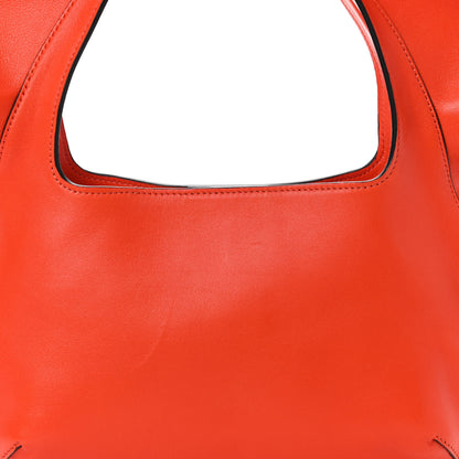 Valentino Garavani Nappa Atelier 04 Rouches Edition Small Ruffle Hobo Goldfish 9 of 9