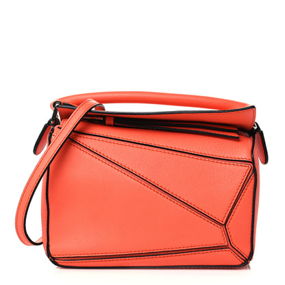 Loewe Calfskin Mini Puzzle Bag Orange 1 of 5