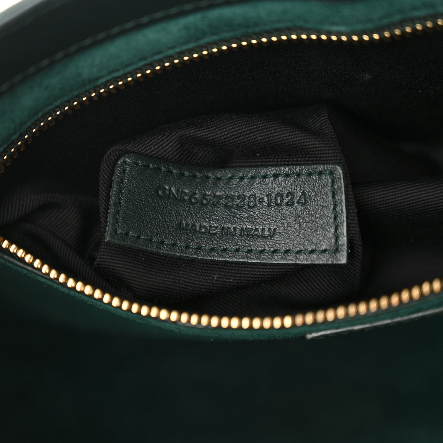 Saint Laurent Patent Le 5 A 7 Hobo Dark Leaf 7 of 10