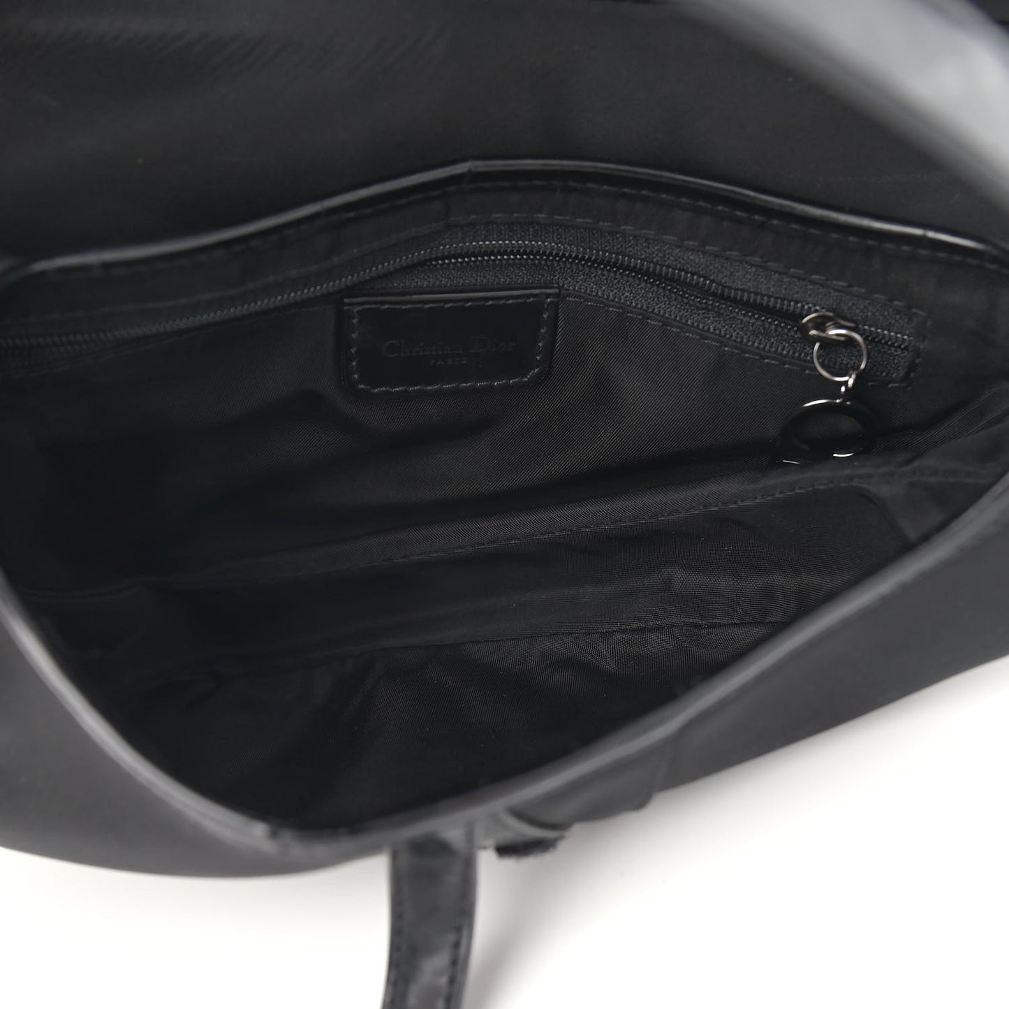 Nylon Saddle Bag Black