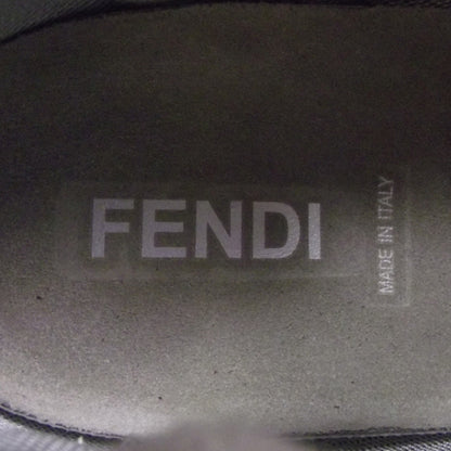 Fendi Metallic Calfskin Sneakers 40 Argento 6 of 8