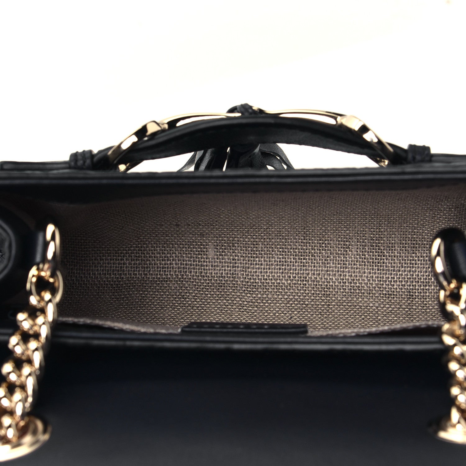 Gucci Microguccissima Mini Emily Chain Shoulder Bag Blue 4 of 4