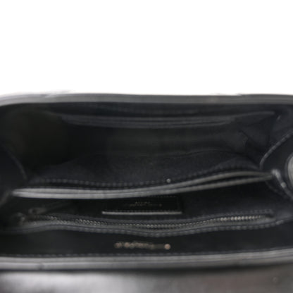 Saint Laurent Calfskin Y Quilted Monogram Toy Loulou Crossbody Bag Black 7 of 12