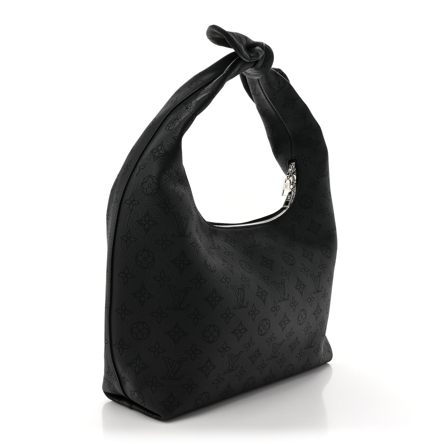 Louis Vuitton Mahina Why Knot MM Black 3 of 9