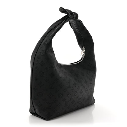 Louis Vuitton Mahina Why Knot MM Black 3 of 9