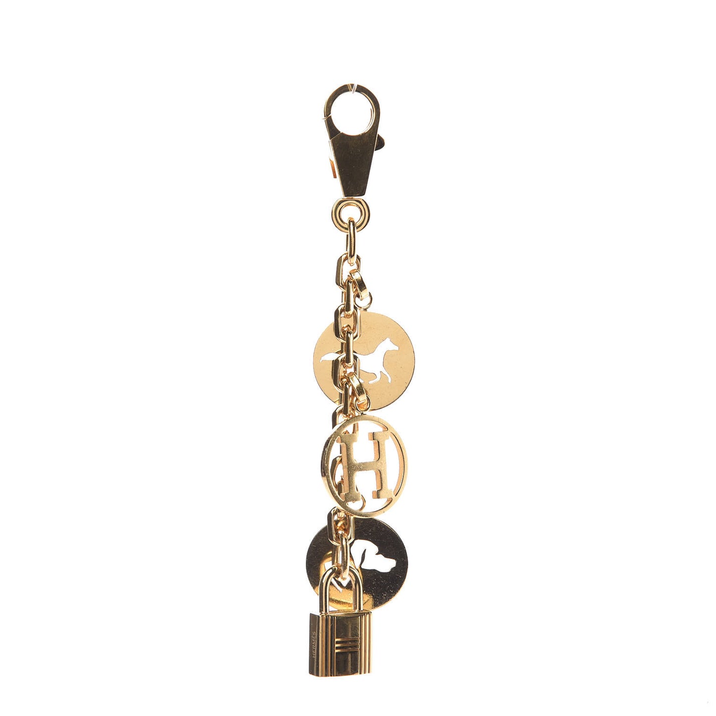 Breloque Bag Charm Gold