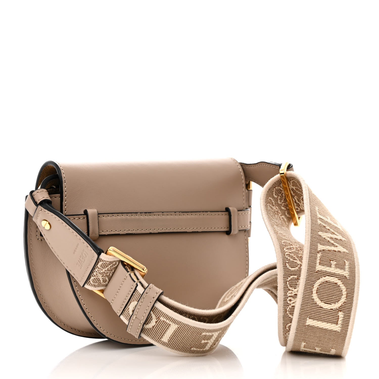 Loewe Calfskin Jacquard Mini Gate Dual Bag Sand 3 of 10