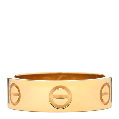 Cartier 18K Yellow Gold 5.5mm LOVE Ring 51 5.75 1 of 4
