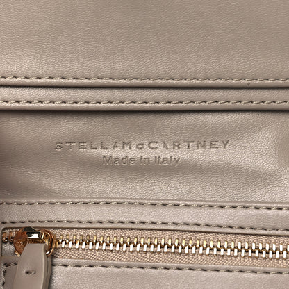 Stella McCartney Shaggy Deer Chevron Flap Wallet Beige 6 of 6
