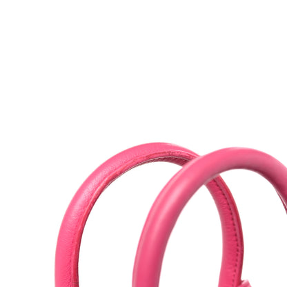 Saint Laurent Calfskin Sac De Jour Nano Lipstick Fuchsia 11 of 12