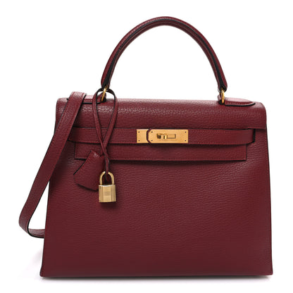 Hermes Ardennes Kelly Sellier 28 Rouge H 1 of 12