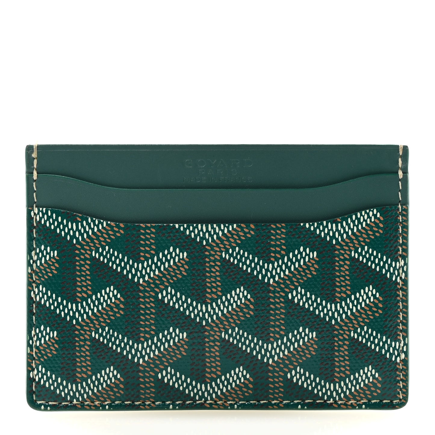 Goyardine Saint Sulpice Card Holder Green