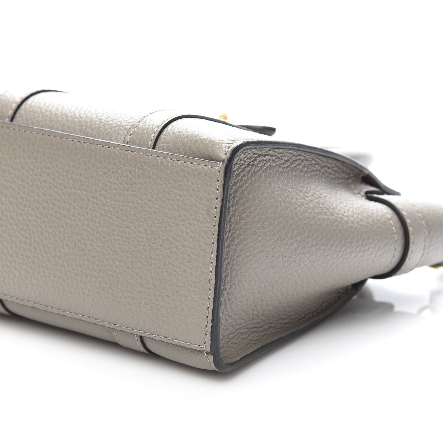 Mulberry Small Classic Grain Mini Zipped Bayswater Solid Grey 8 of 9