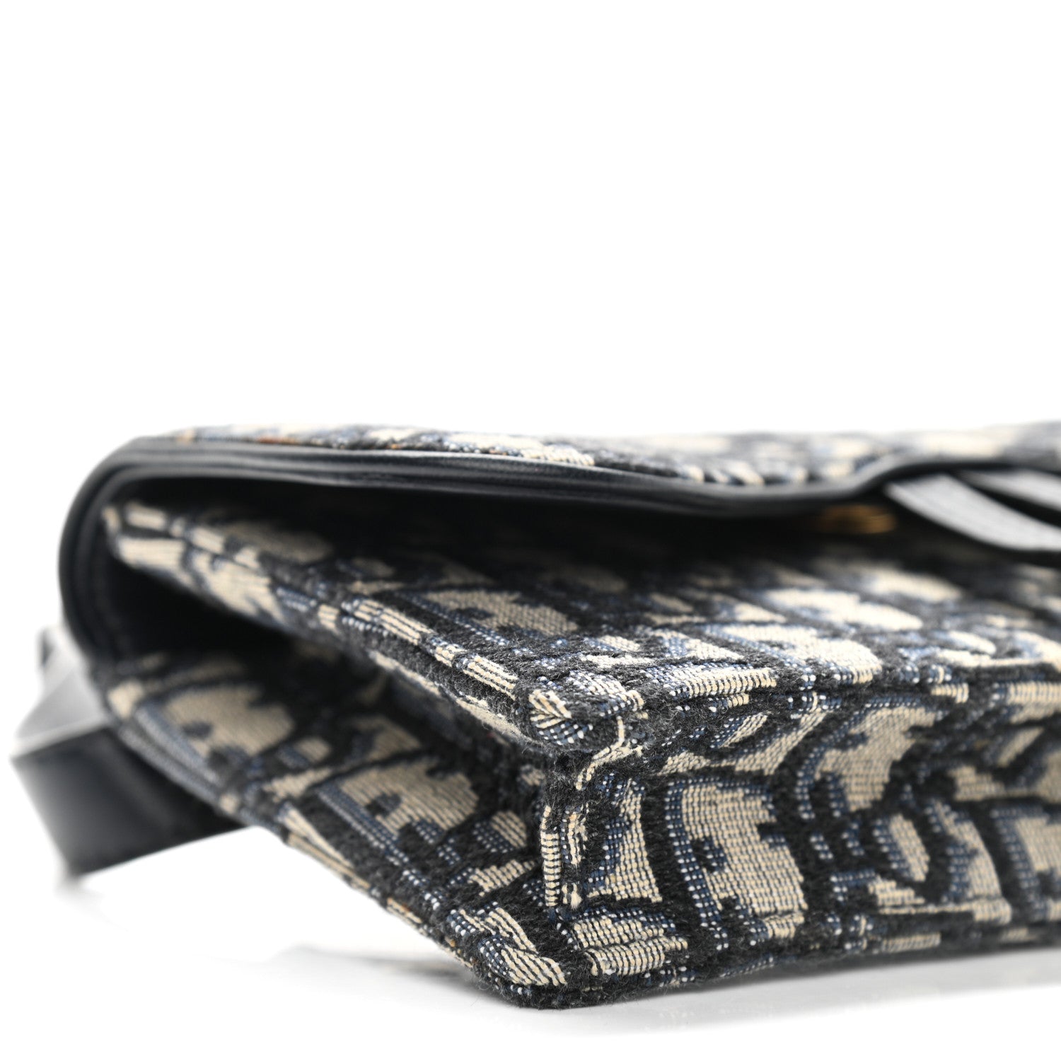 Christian Dior Oblique Saddle Belt Bag Blue 8 of 9