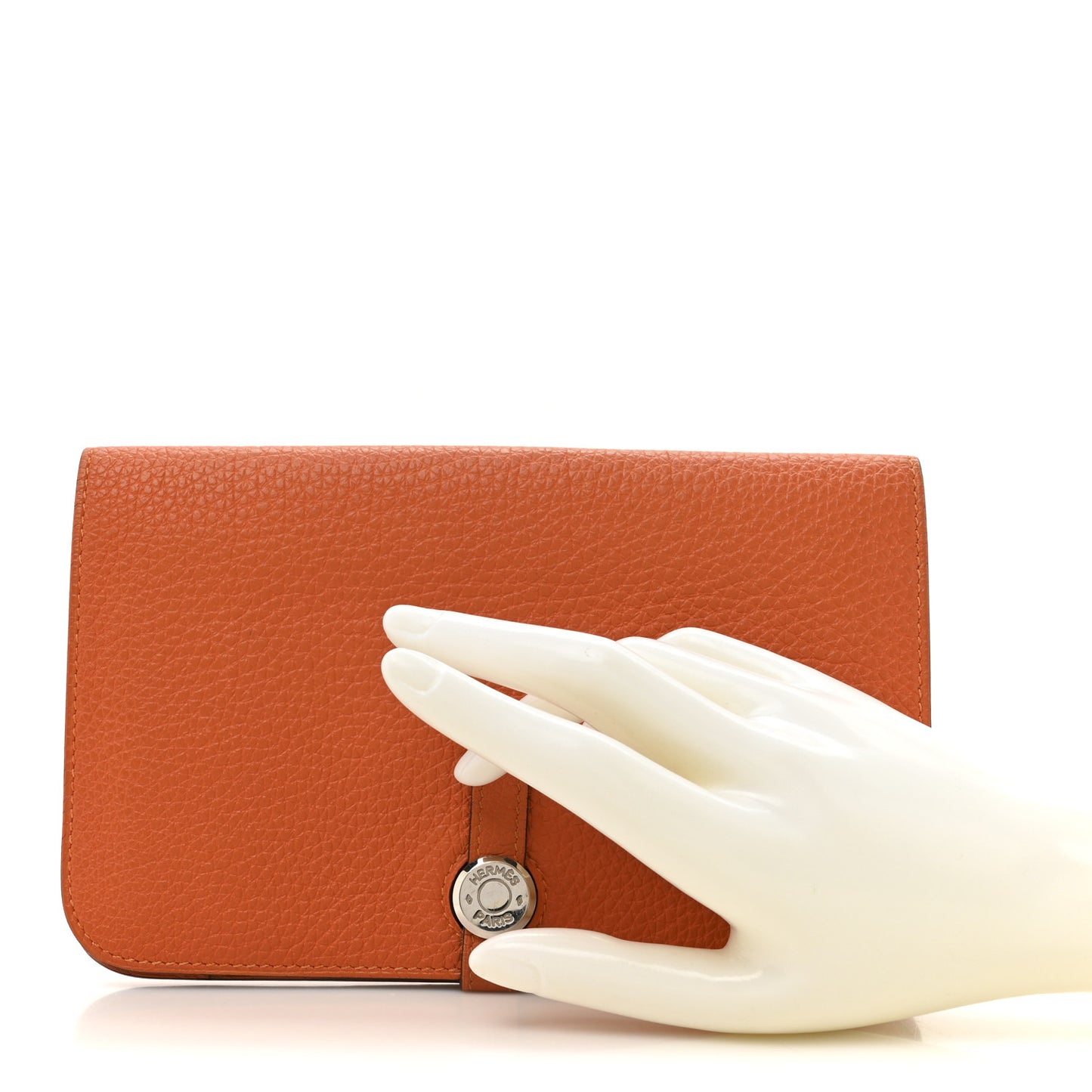 Togo Dogon Duo Wallet Orange