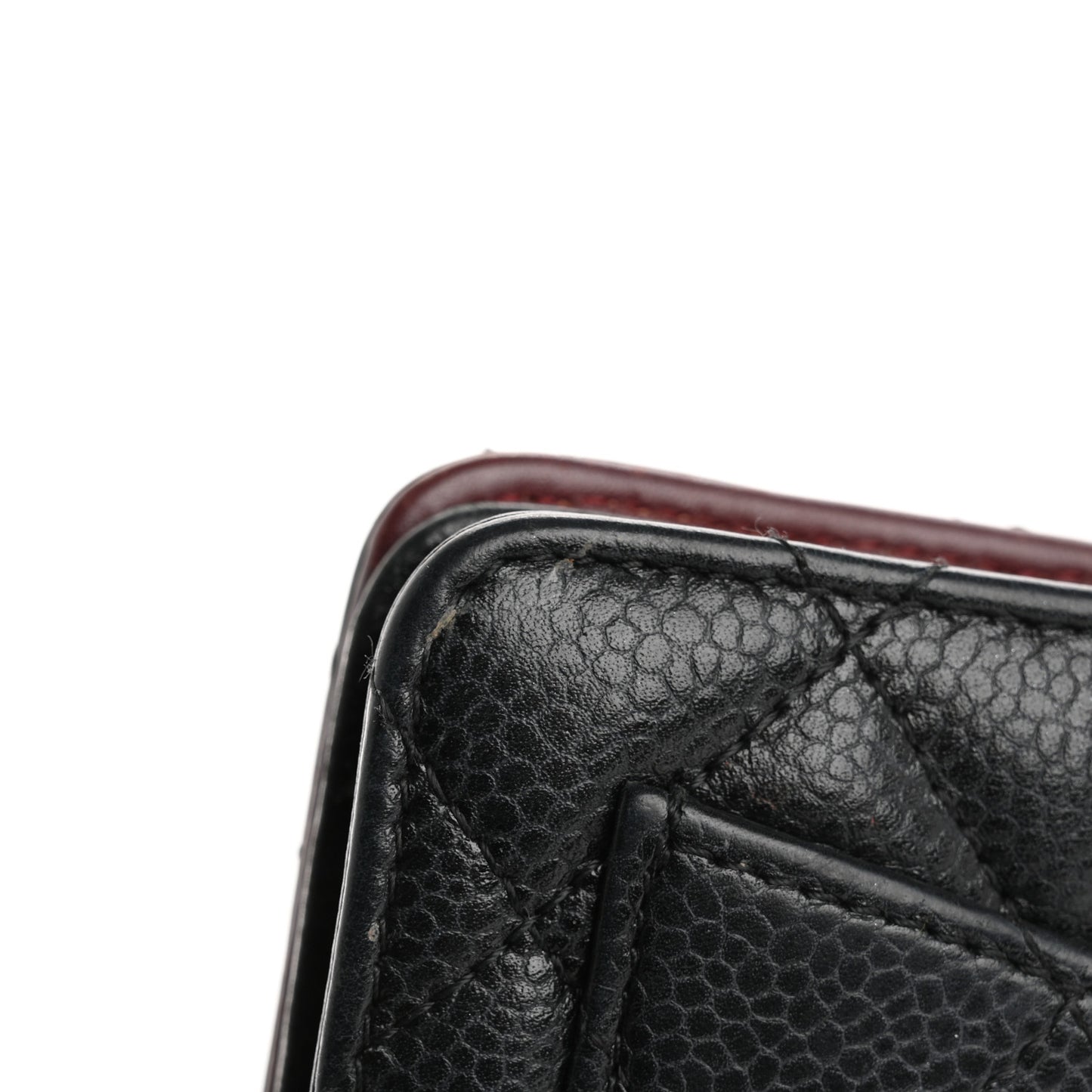 Caviar Quilted CC French Wallet Black