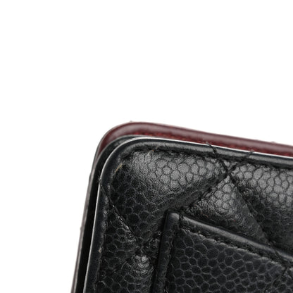Chanel Caviar Quilted CC French Wallet Black 13 of 16