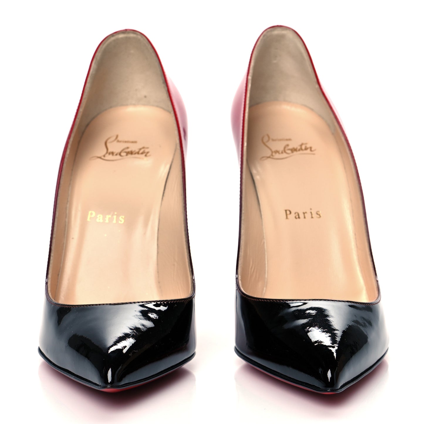 Patent Degrade Pigalle Follies 100 Pumps 37.5 Black Red