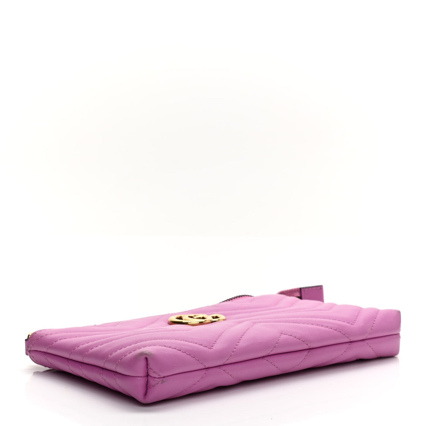 Calfskin Matelasse Mini GG Marmont Chain Bag Candy Mousse